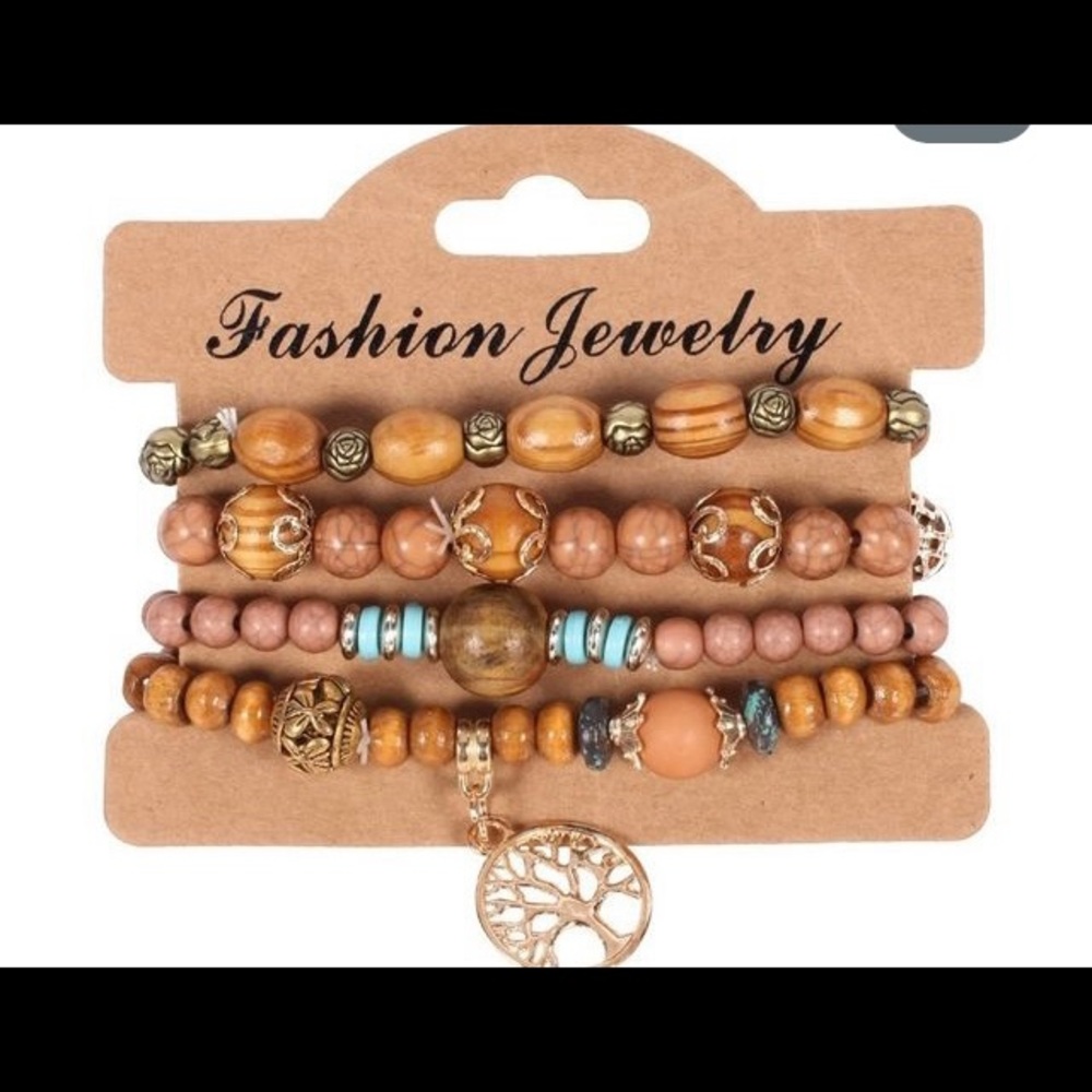 Wooden Beads Bracelet